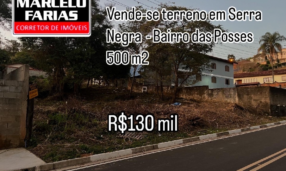 Vende-se terreno em Serra Negra - SP